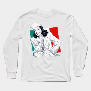 Lupe Valez - An illustration by Paul Cemmick Long Sleeve T-Shirt